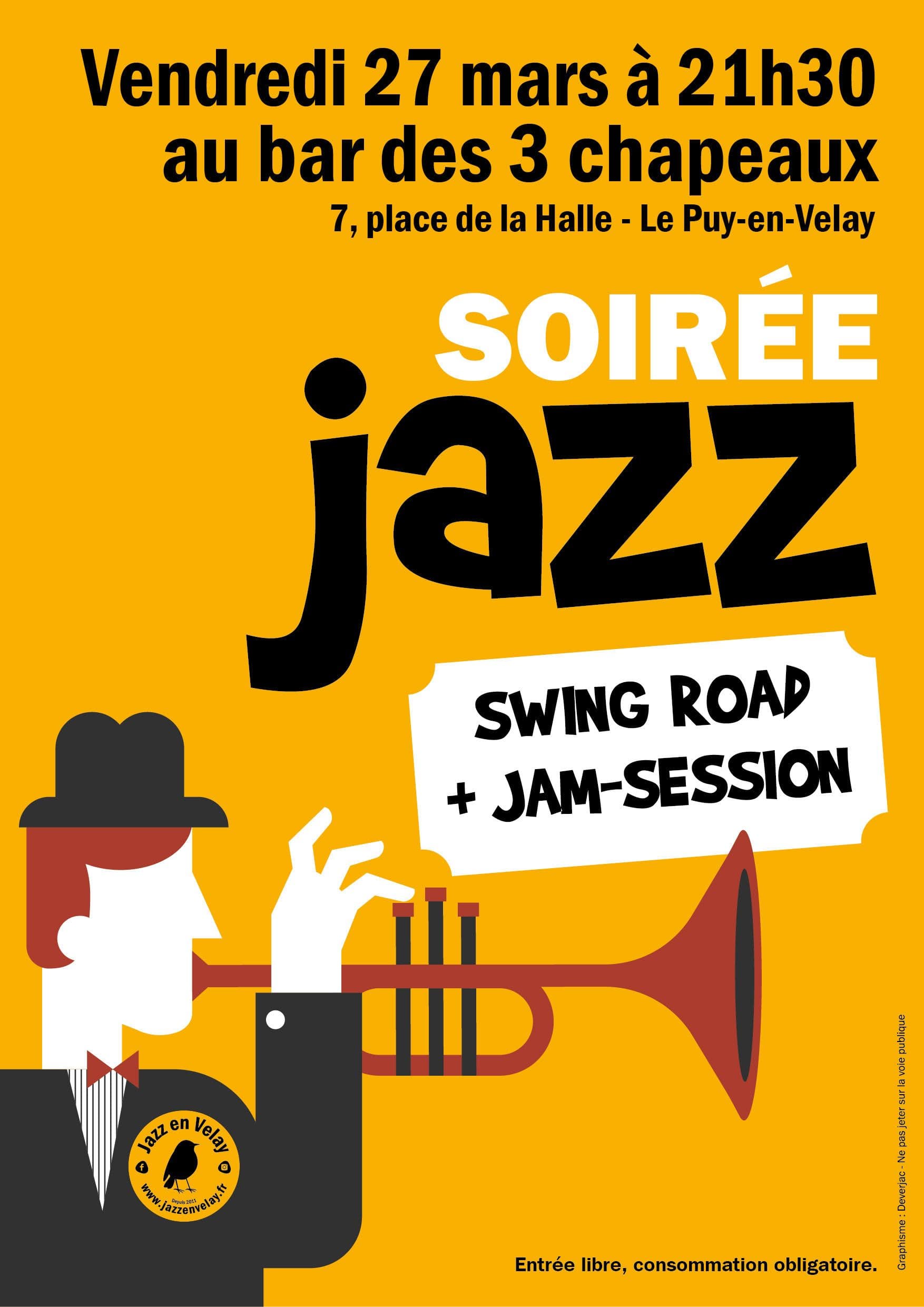 Soirée jazz au bar-restaurant "Les 3 Chapeaux"
